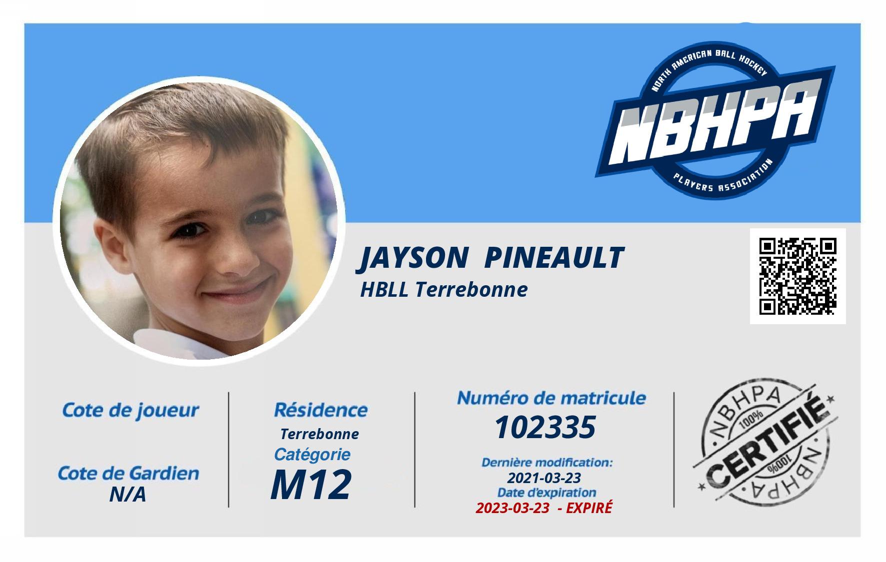 Jayson  Pineault