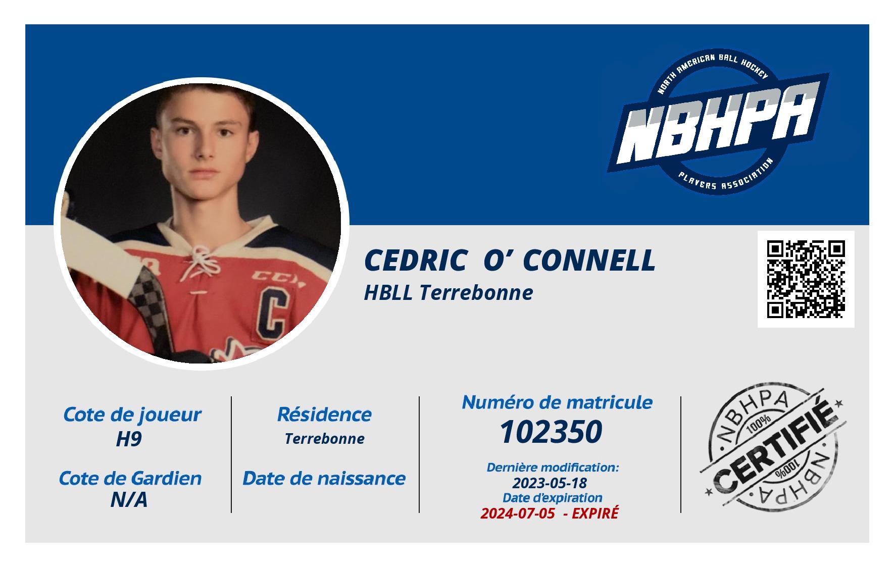 Cedric  O’Connell