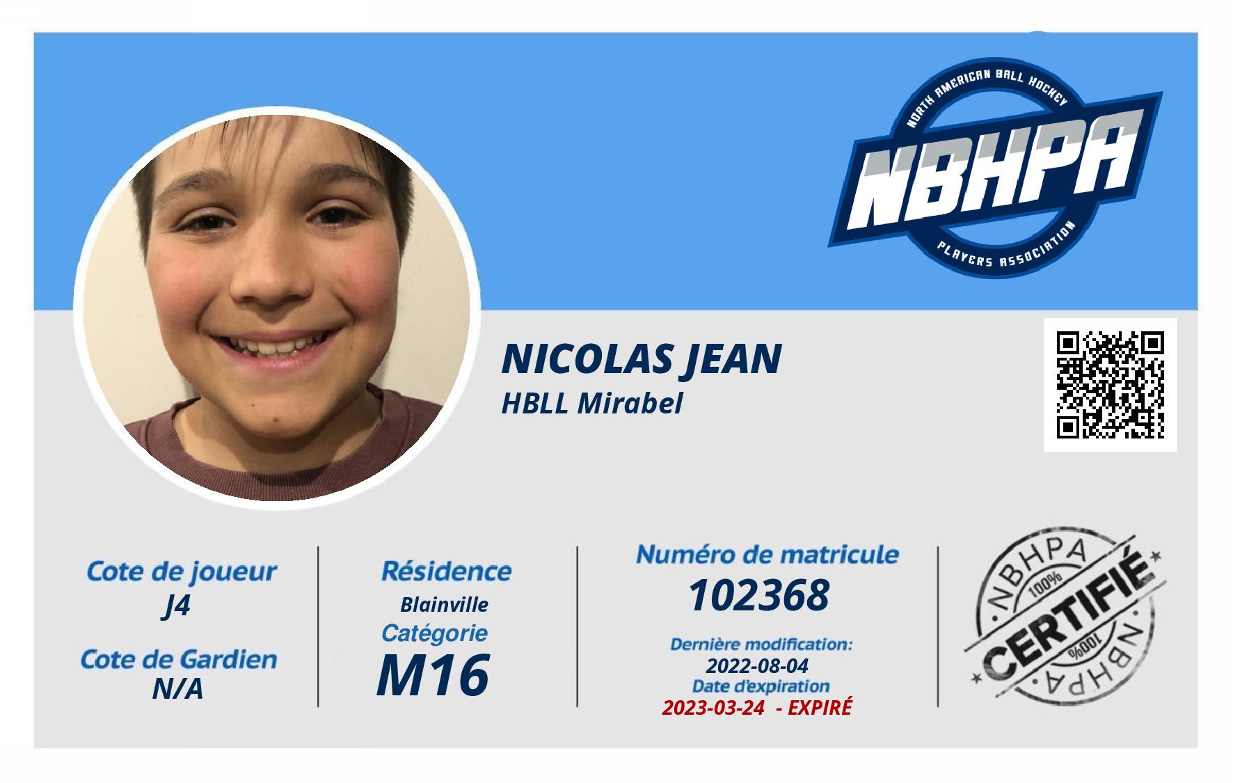 Nicolas Jean 