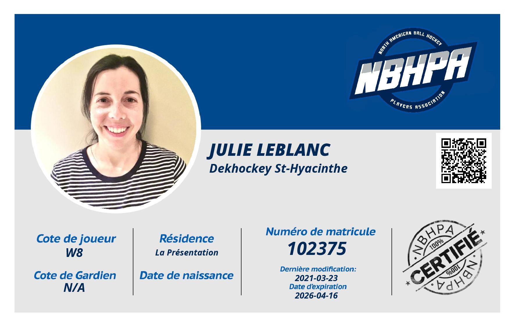 Julie Leblanc
