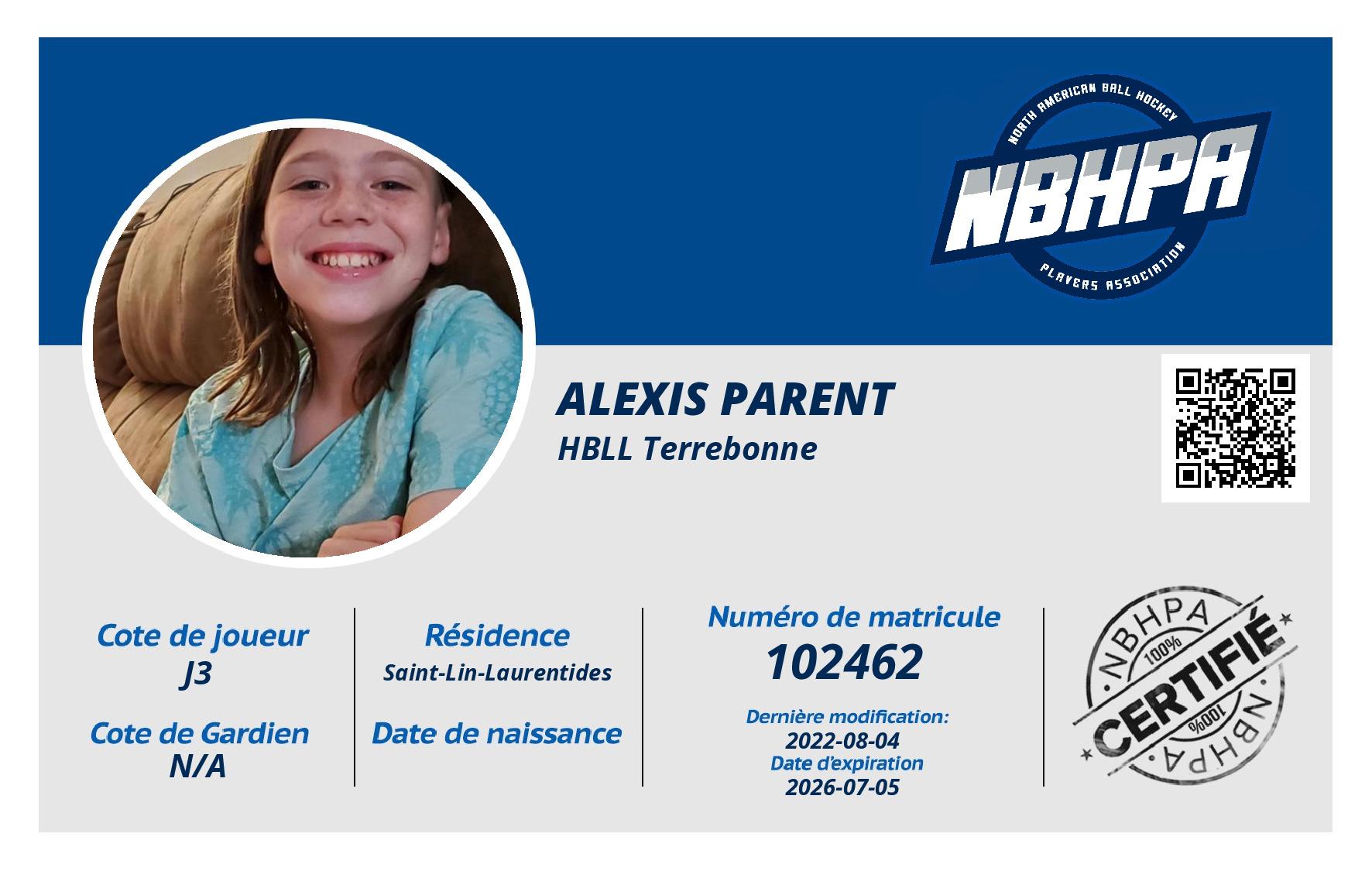Alexis Parent