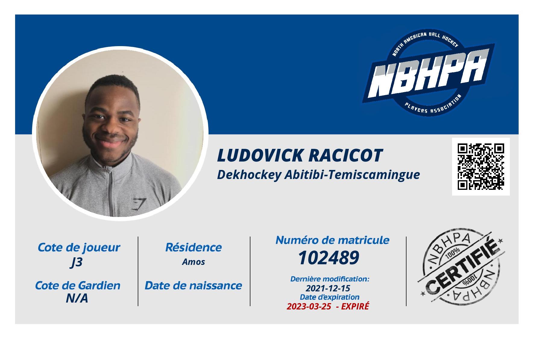 Ludovick Racicot