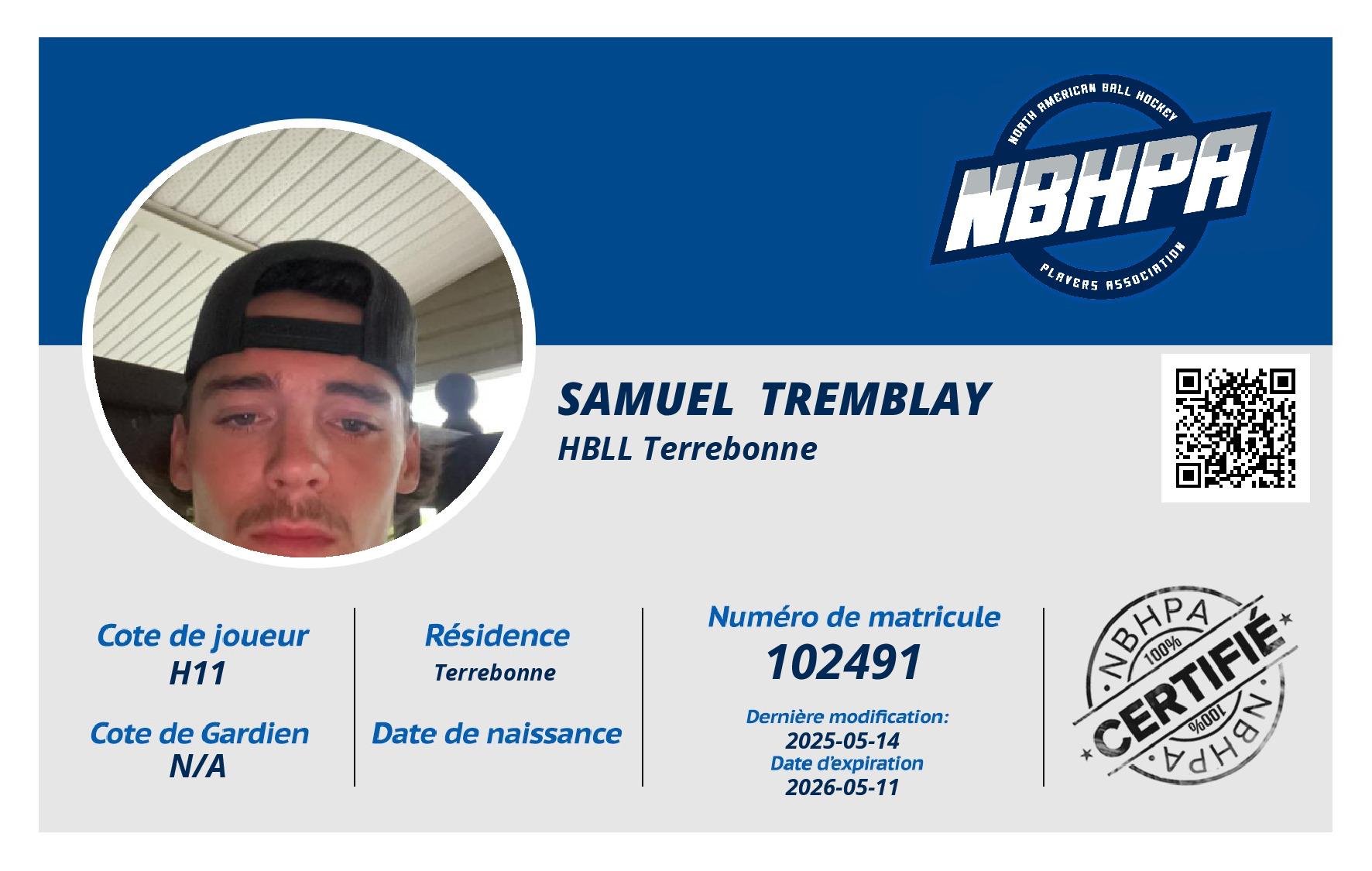 Samuel  Tremblay 