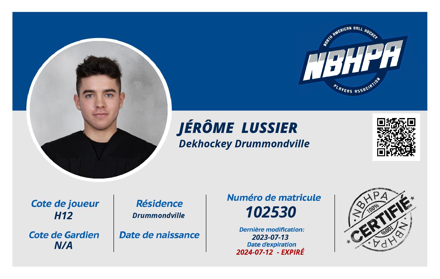 Jérôme  Lussier
