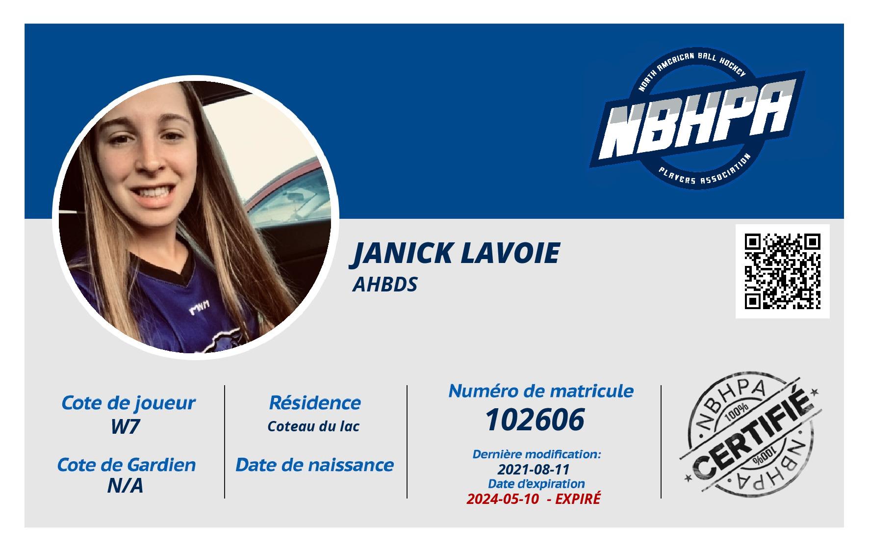 Janick Lavoie