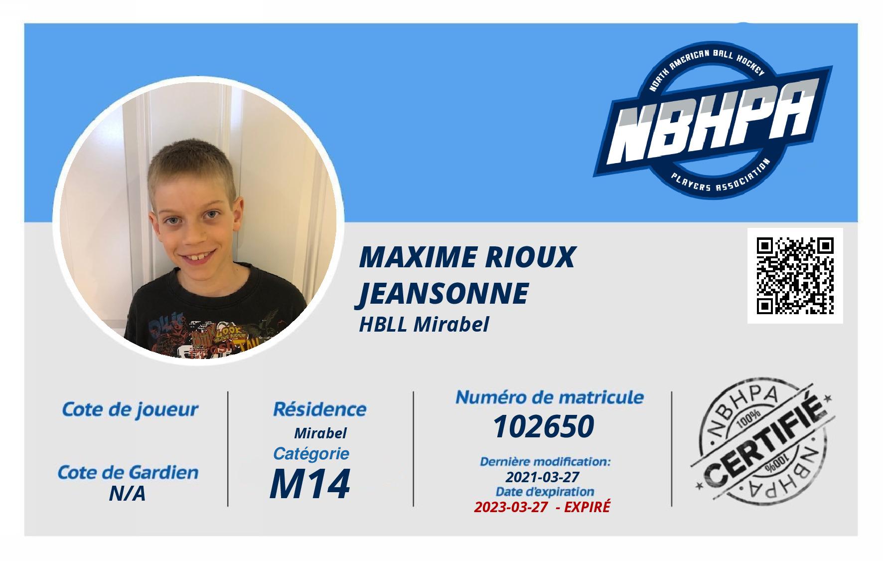Maxime Rioux Jeansonne