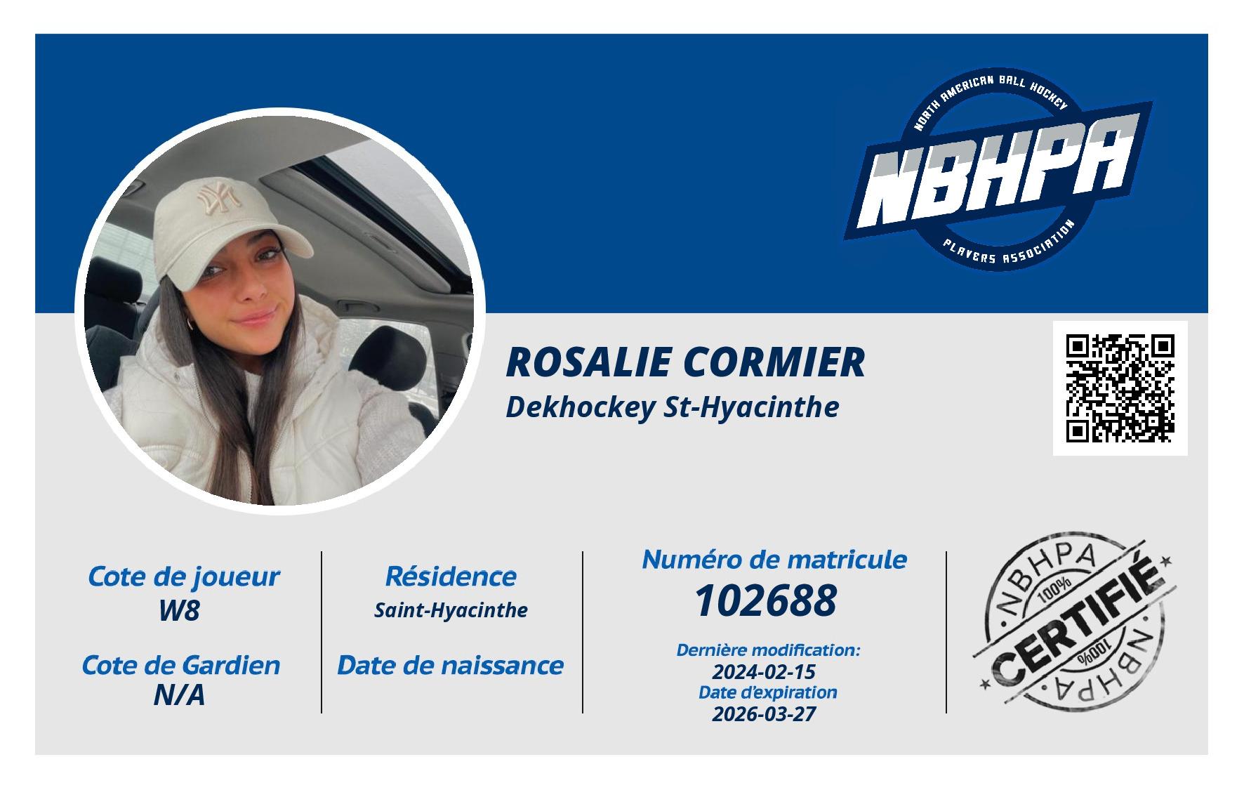 Rosalie Cormier