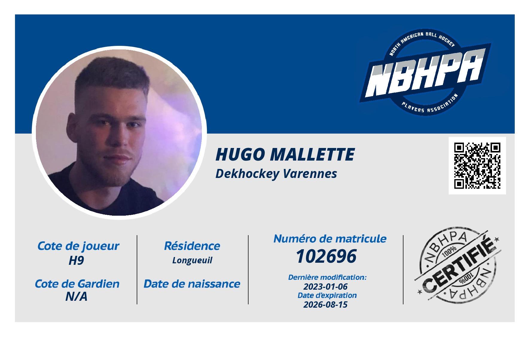 Hugo Mallette