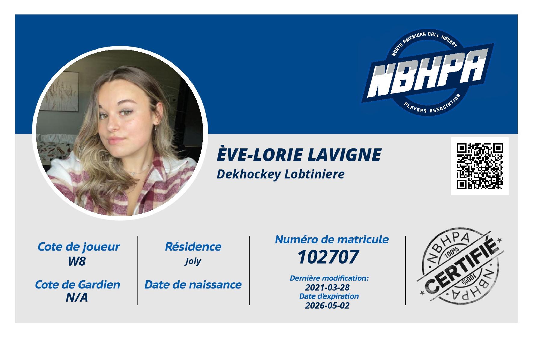 Ève-Lorie Lavigne