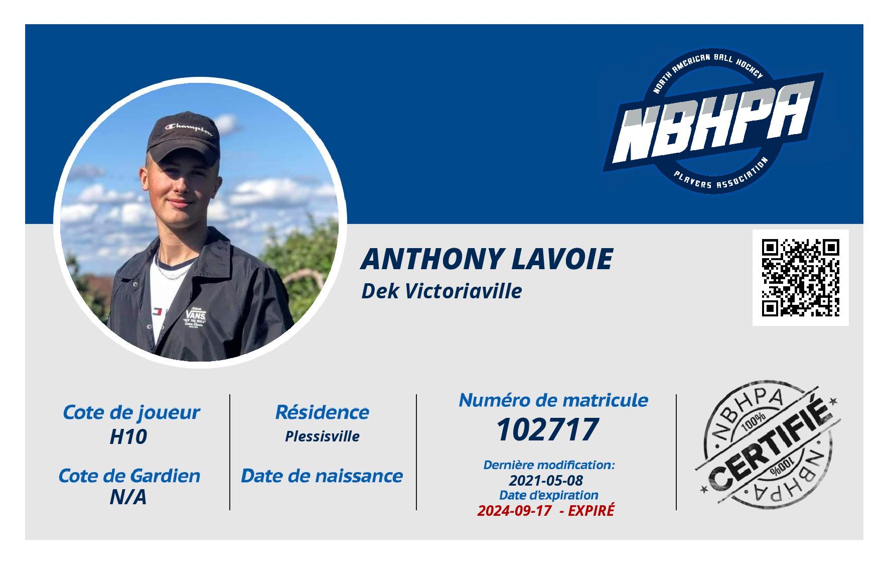 Anthony Lavoie