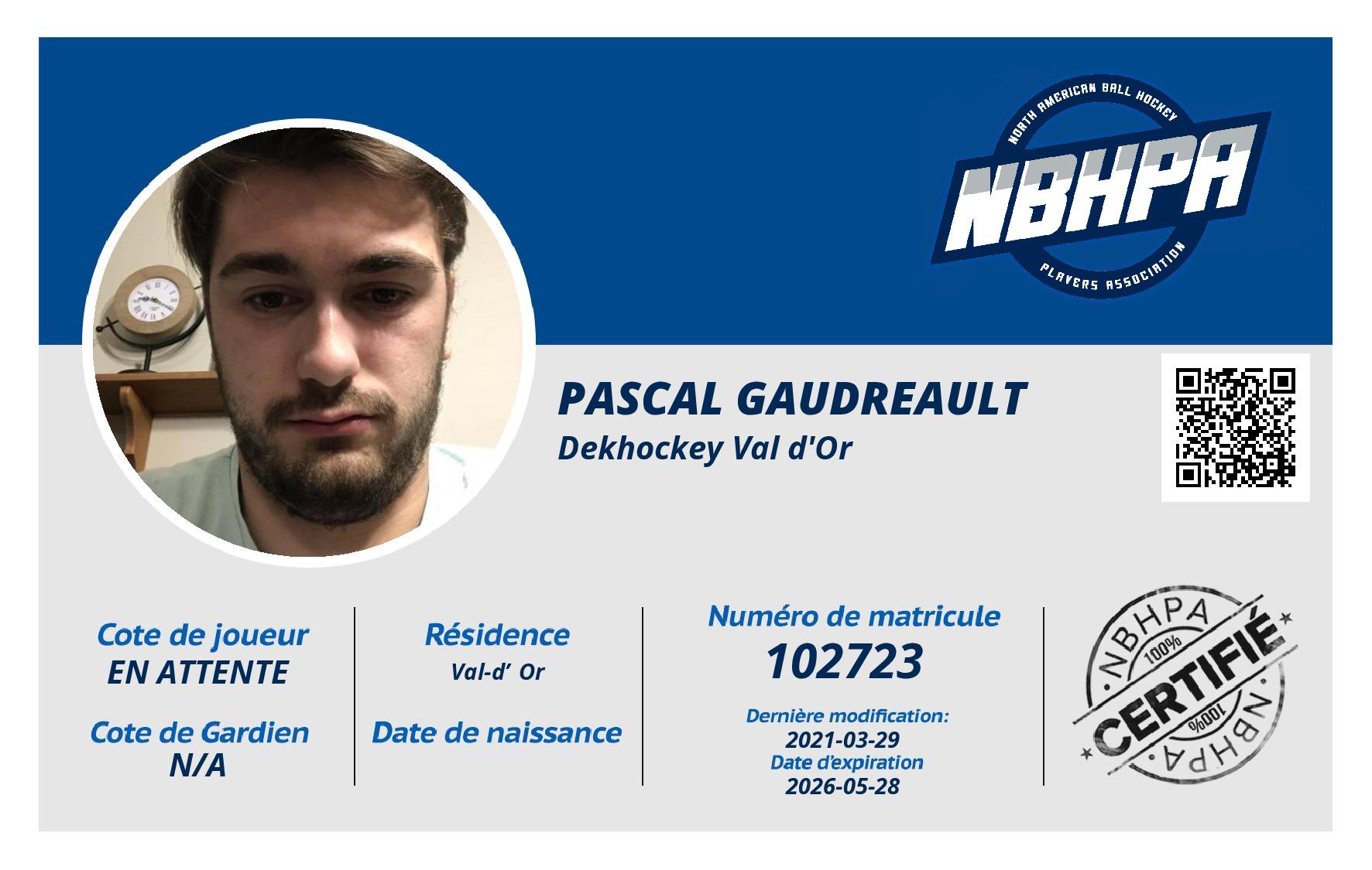 Pascal Gaudreault 