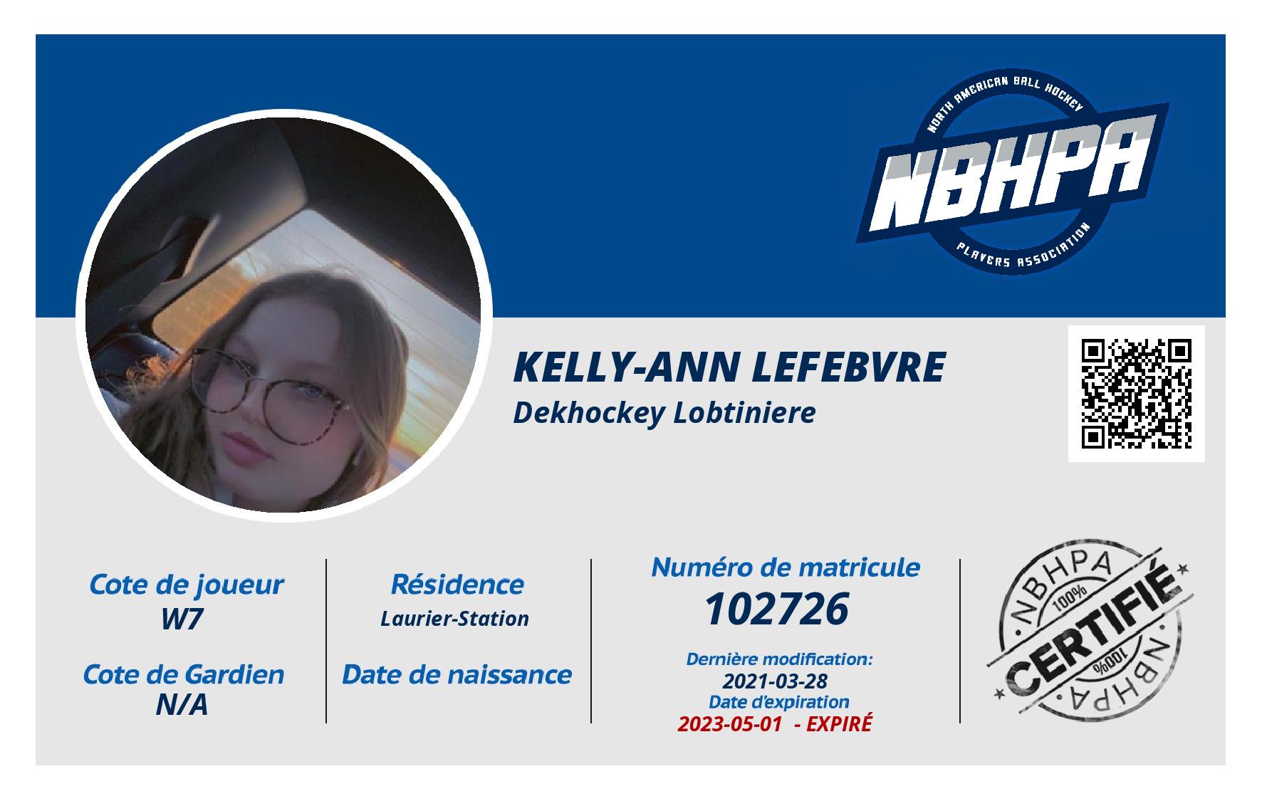 Kelly-Ann Lefebvre
