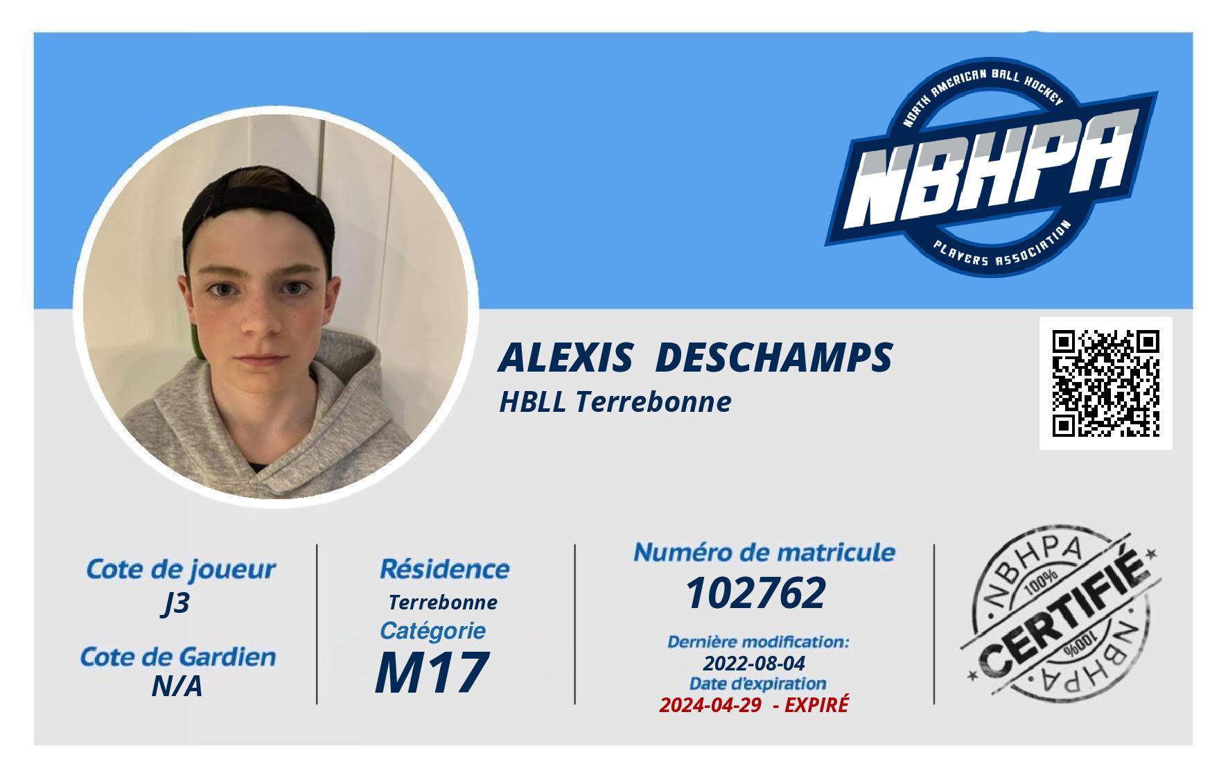 Alexis  Deschamps 