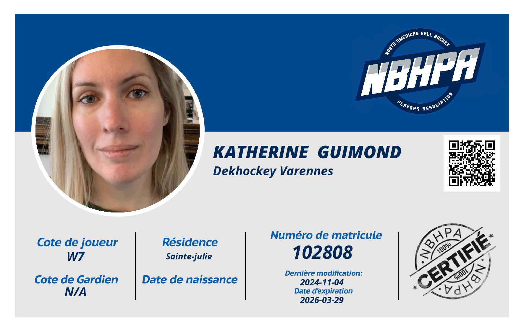 Katherine  Guimond 