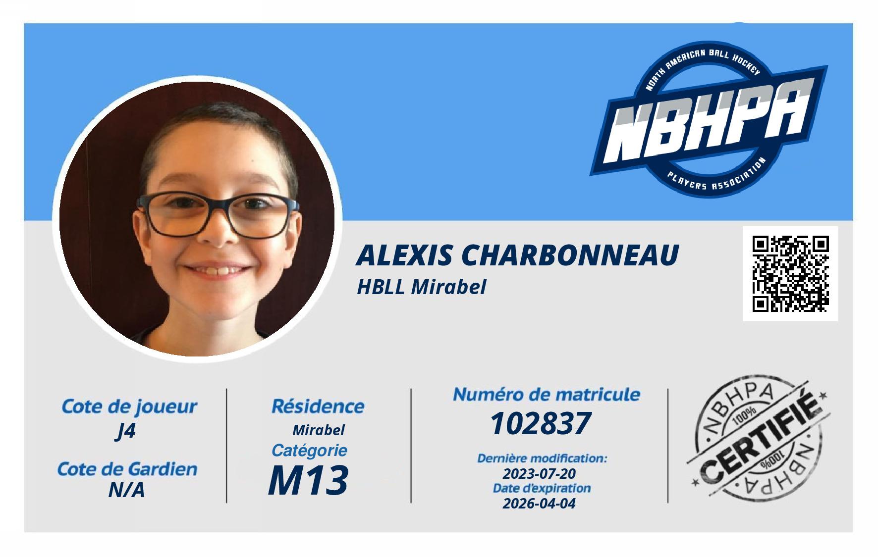 Alexis Charbonneau 