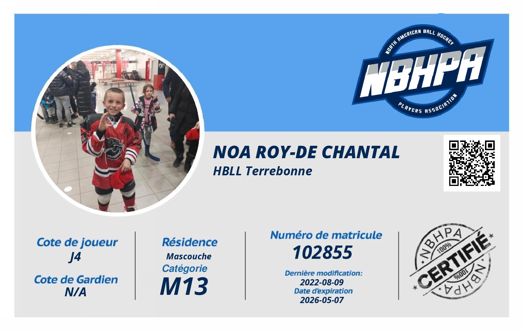 Noa Roy-de Chantal