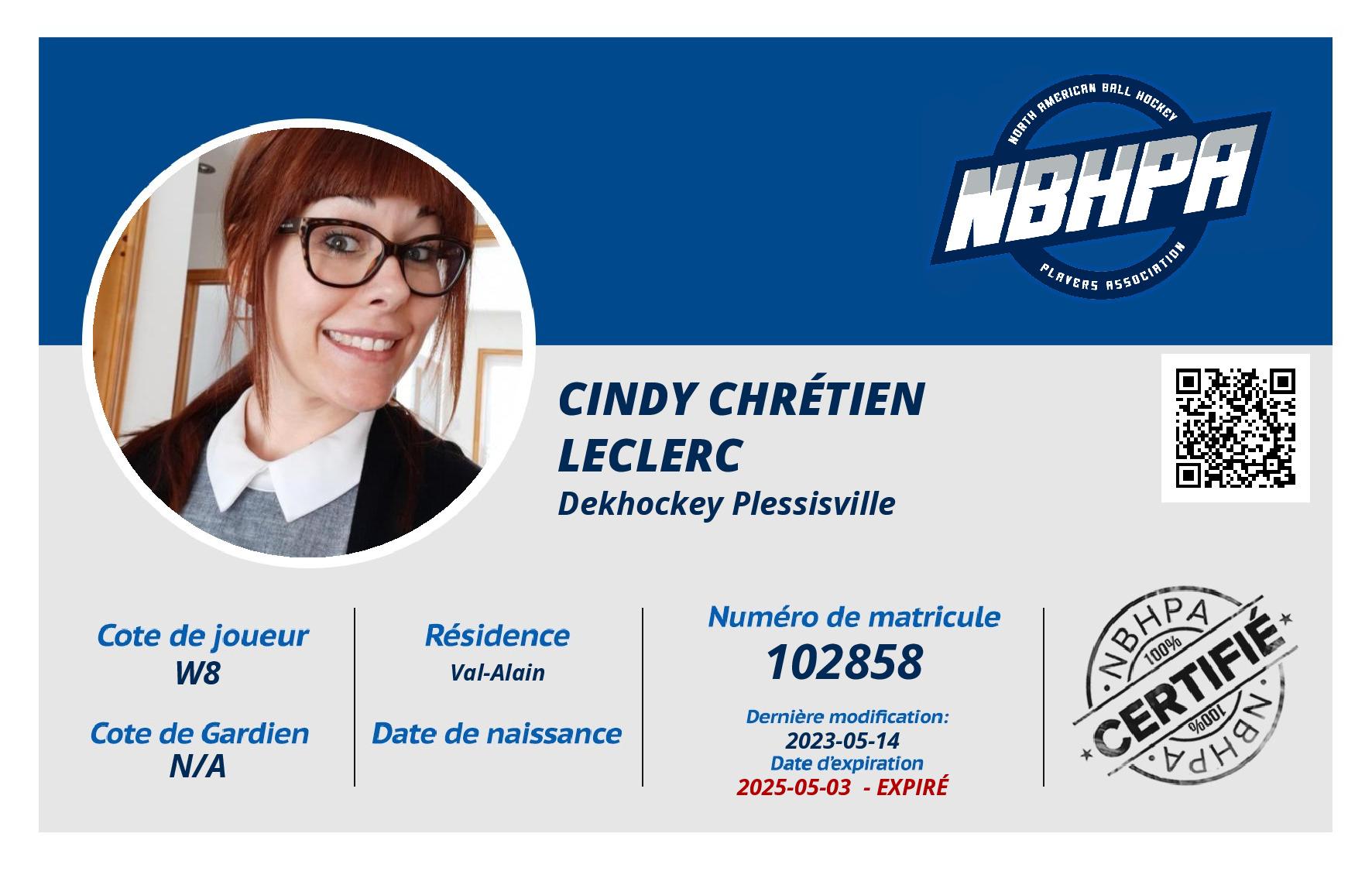 Cindy Chrétien Leclerc