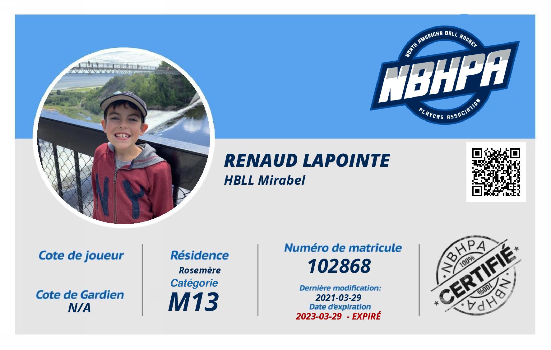 Renaud Lapointe