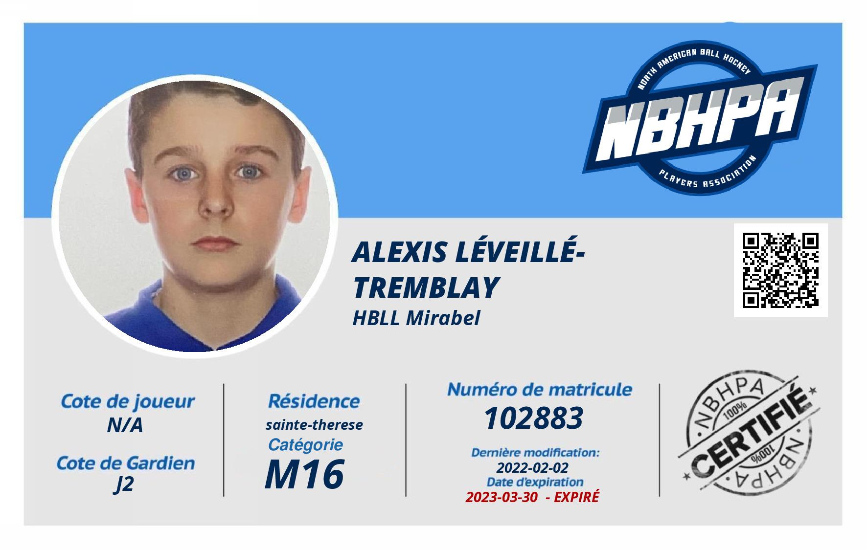 Alexis Léveillé-Tremblay