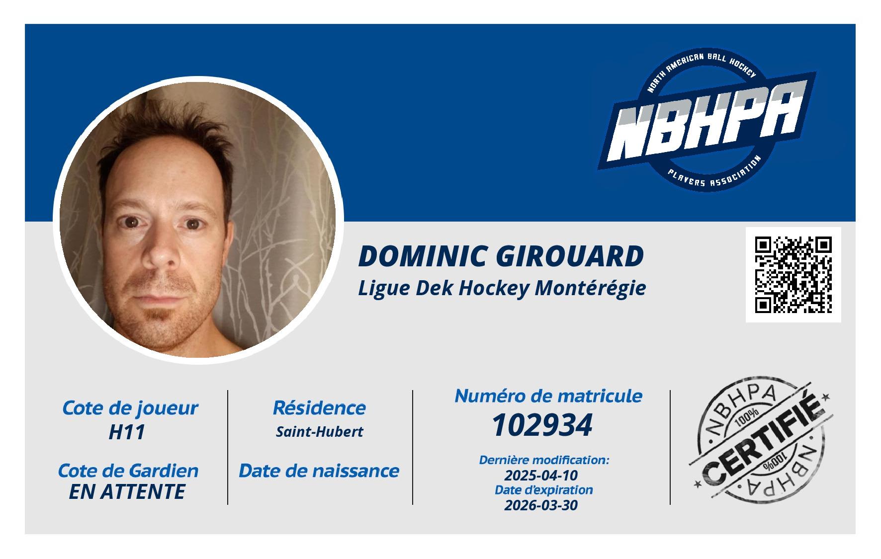 Dominic Girouard