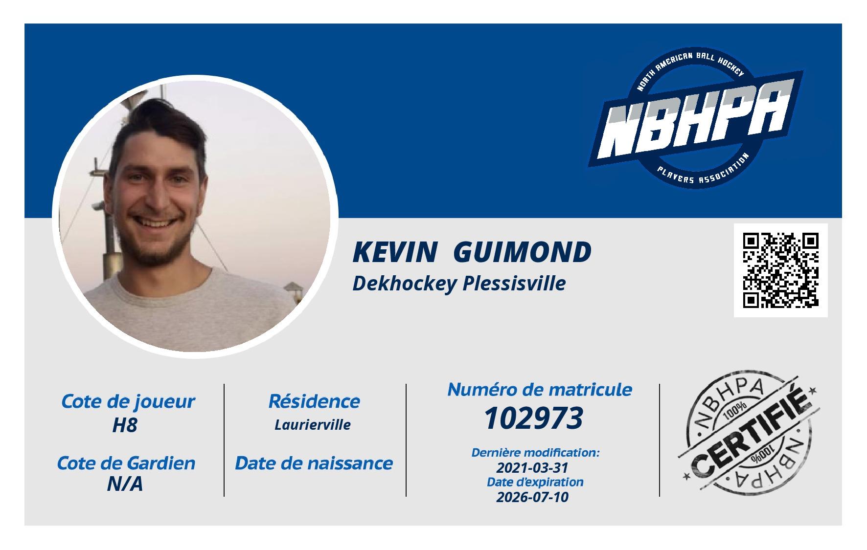 Kevin  Guimond 