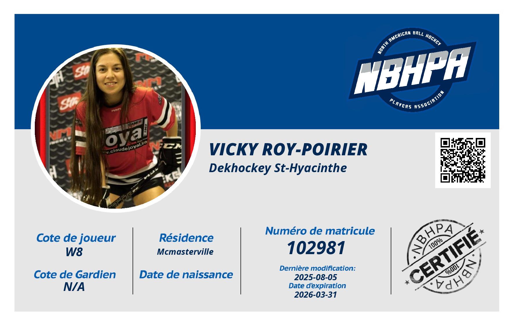 Vicky Roy-Poirier