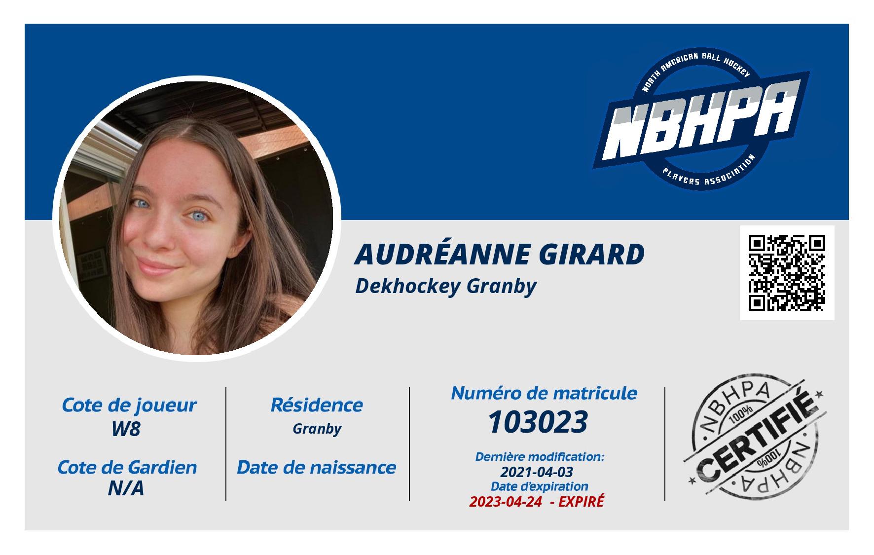 Audréanne Girard