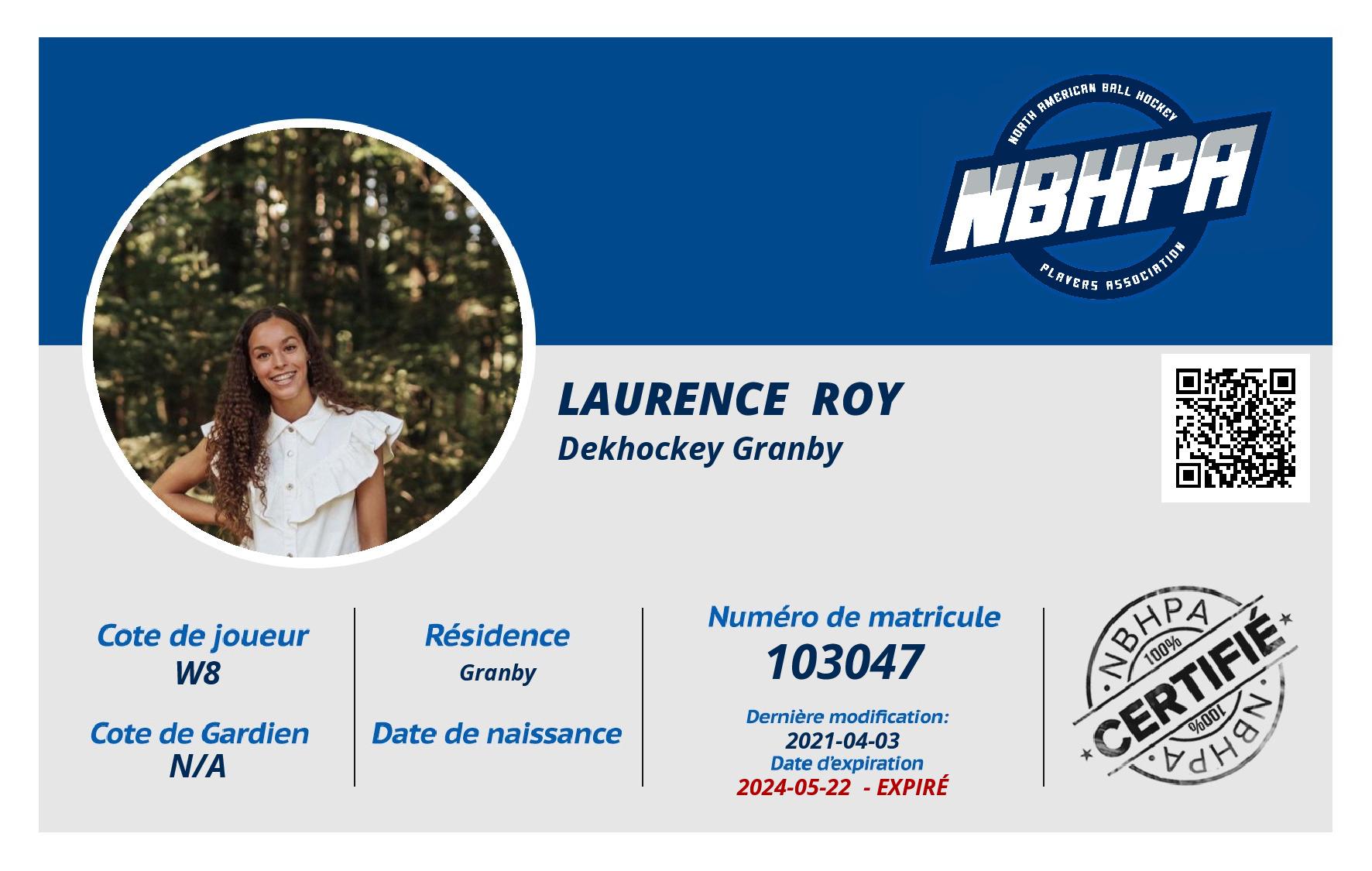 Laurence  Roy