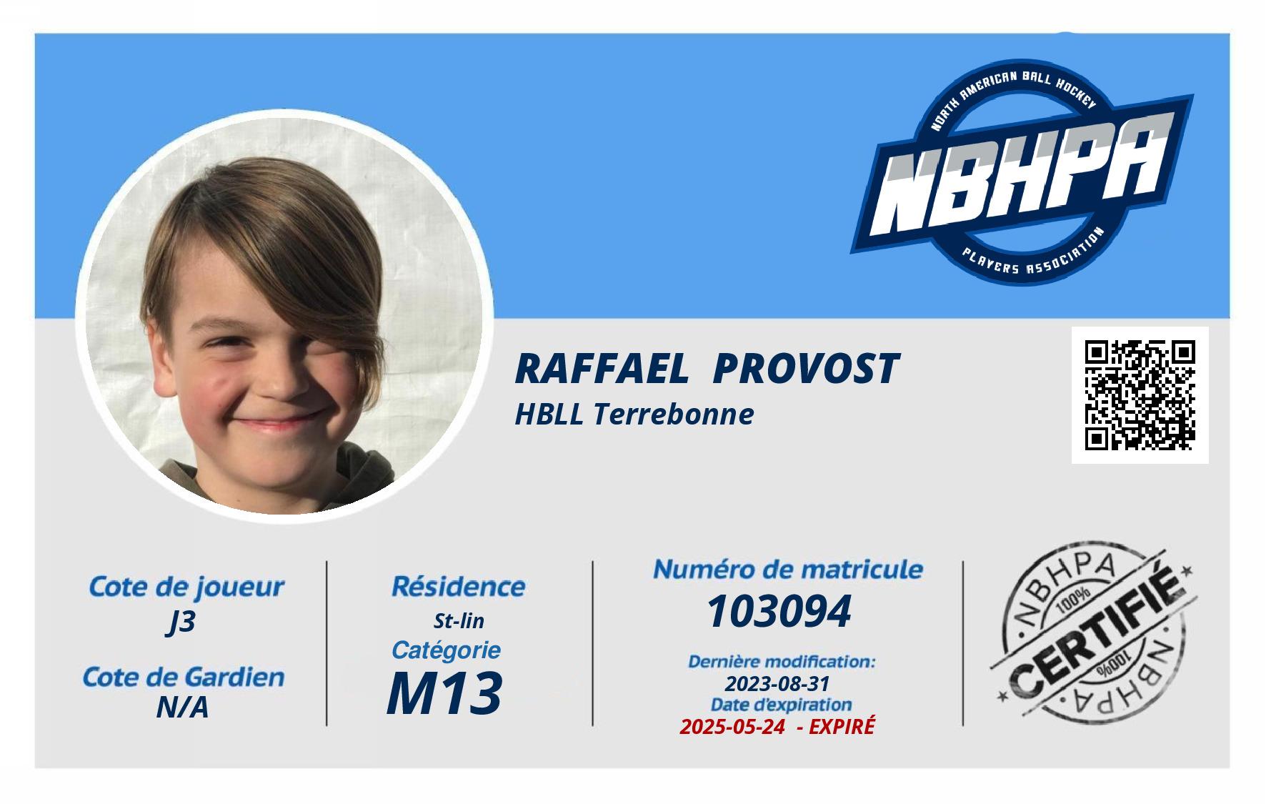 Raffael  Provost 