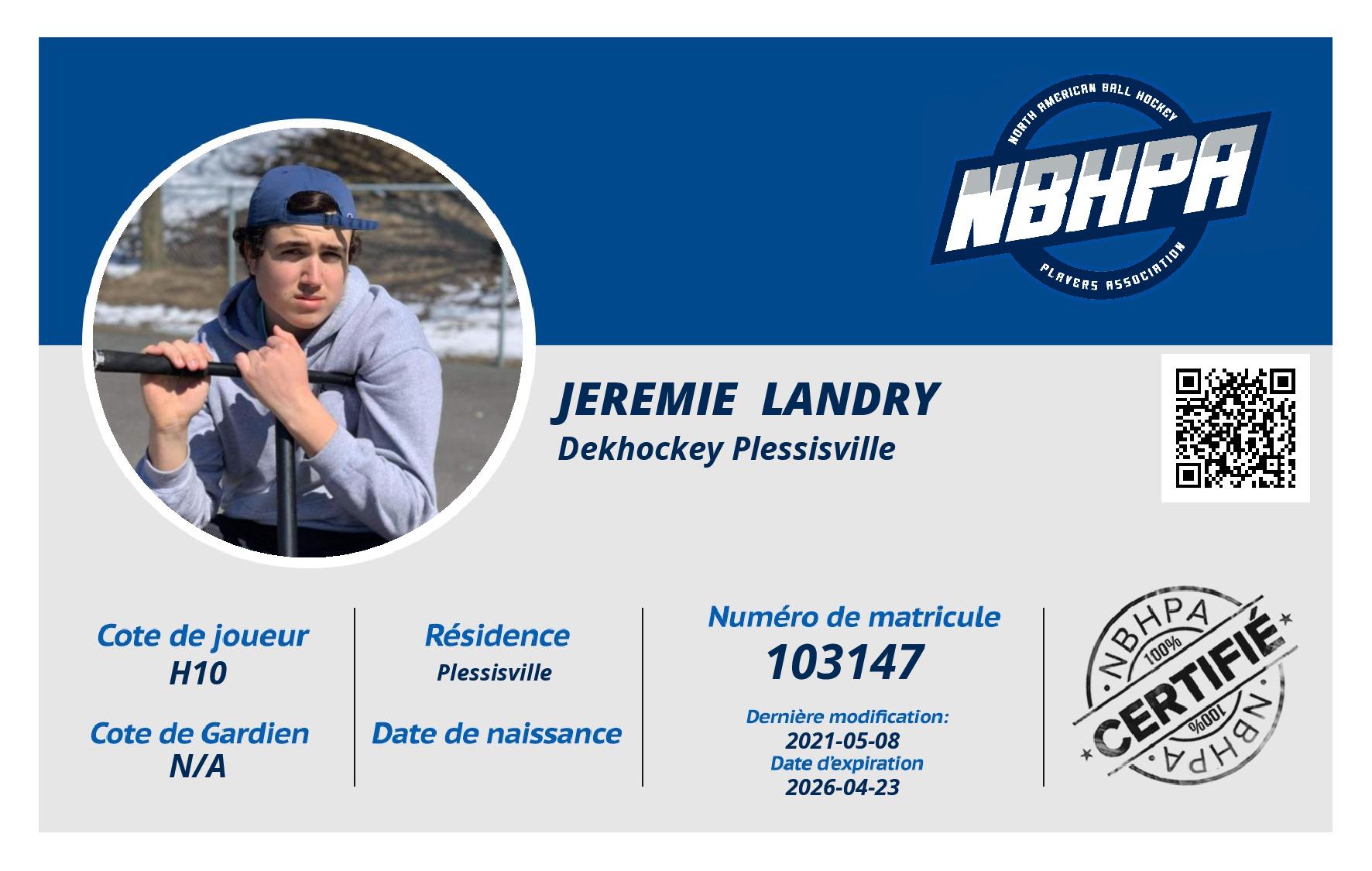 Jeremie  Landry