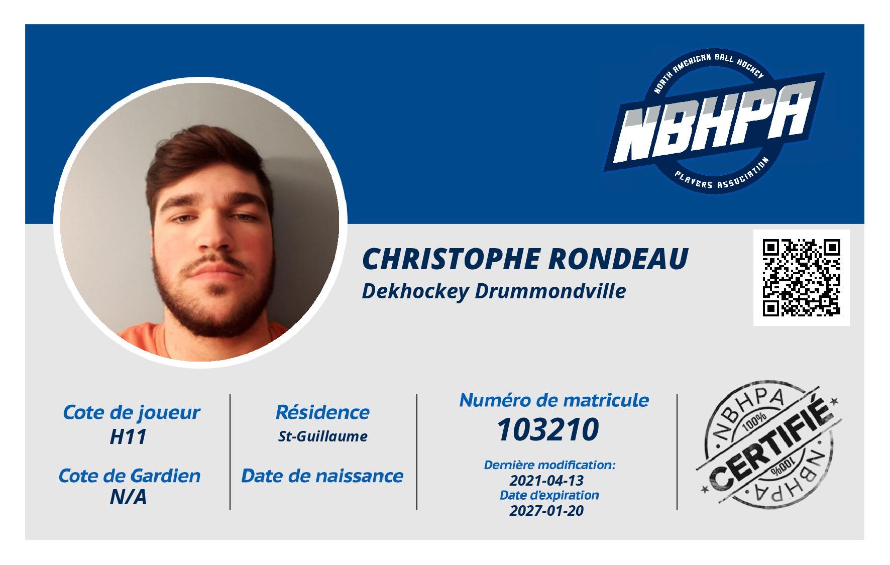 Christophe Rondeau