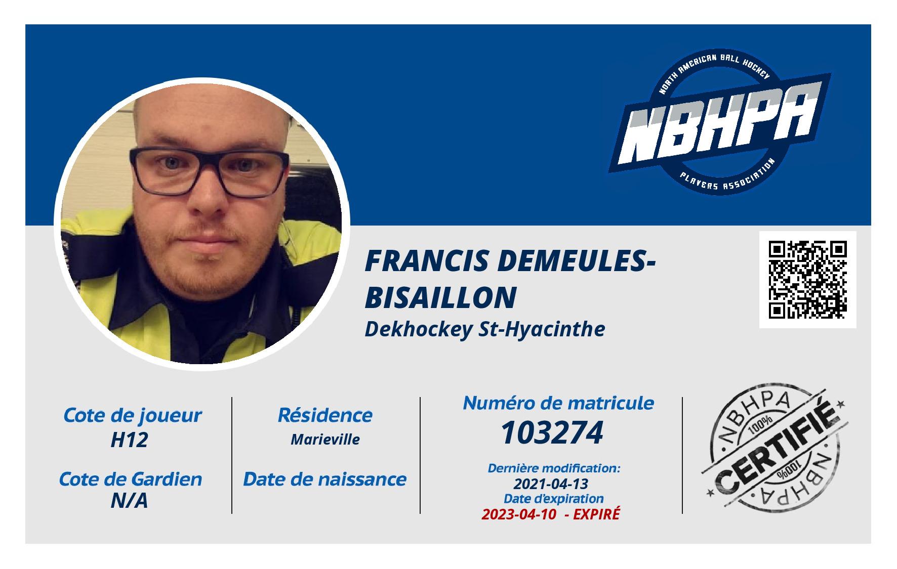Francis Demeules-Bisaillon