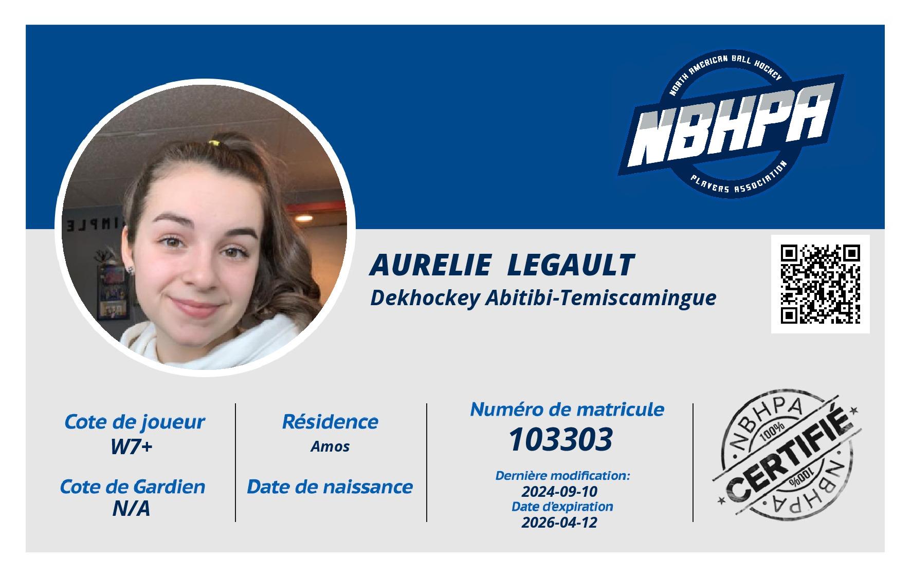 Aurelie  Legault 