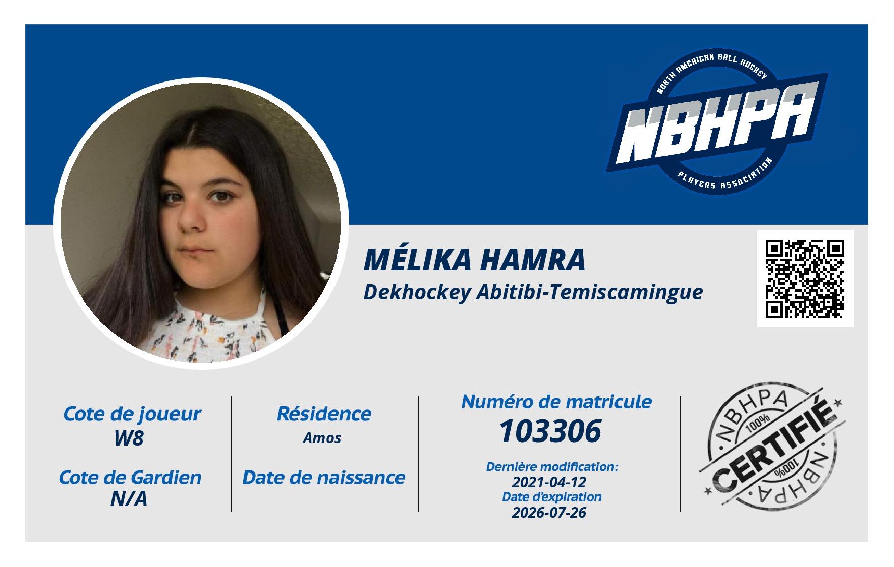 Mélika Hamra