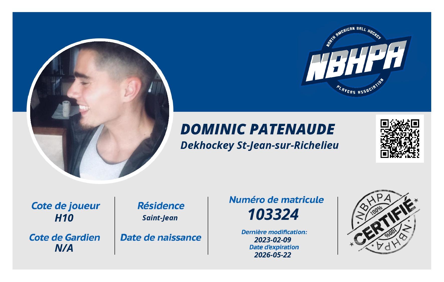Dominic Patenaude