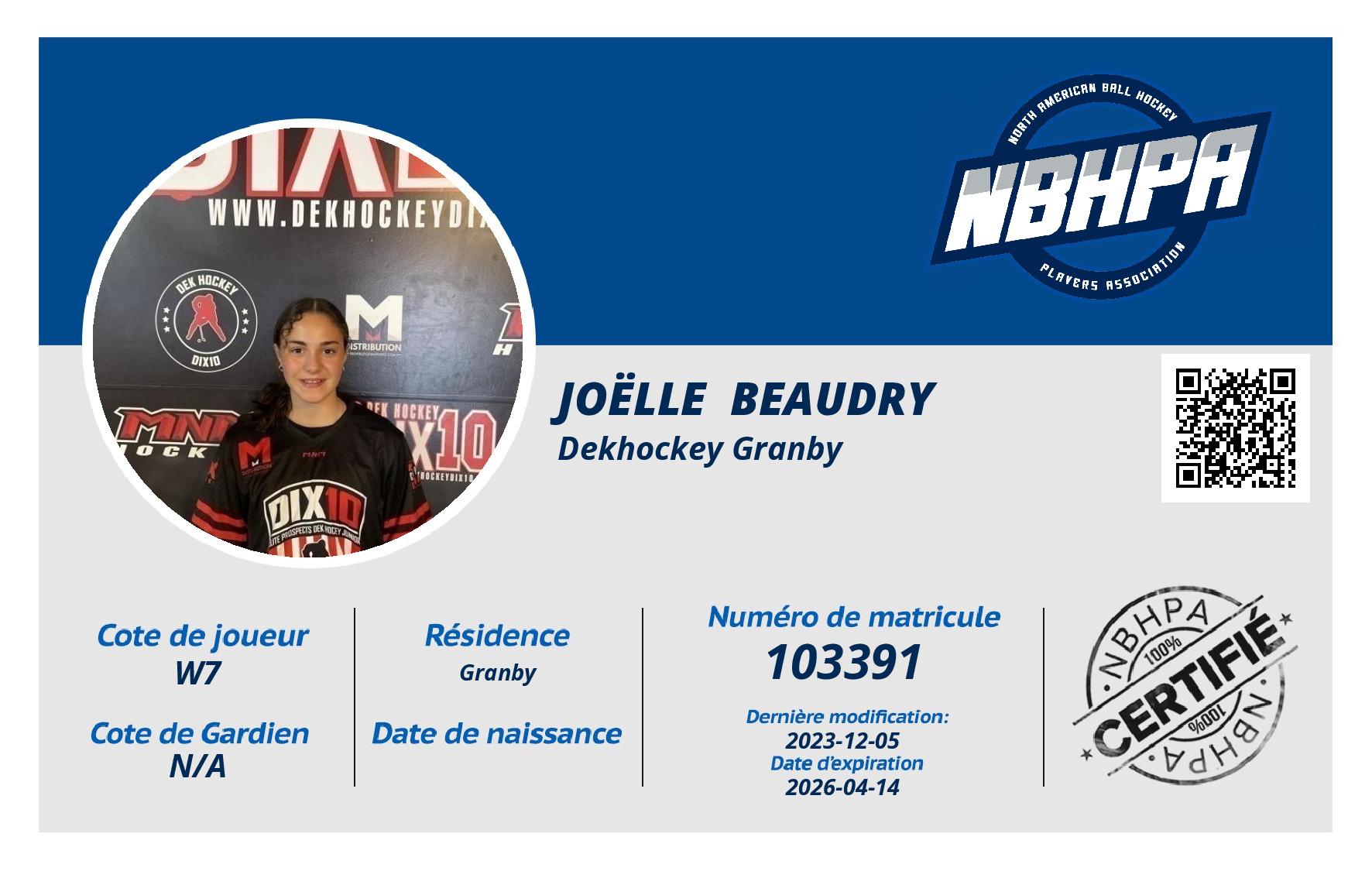 Joëlle  Beaudry
