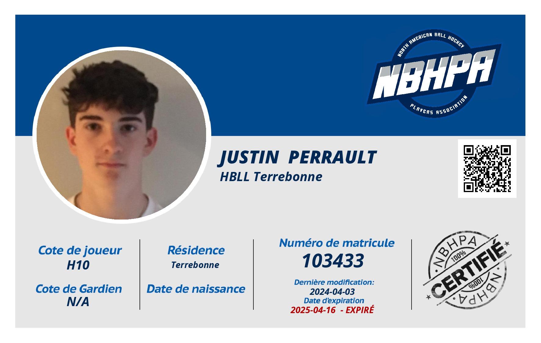 Justin  Perrault