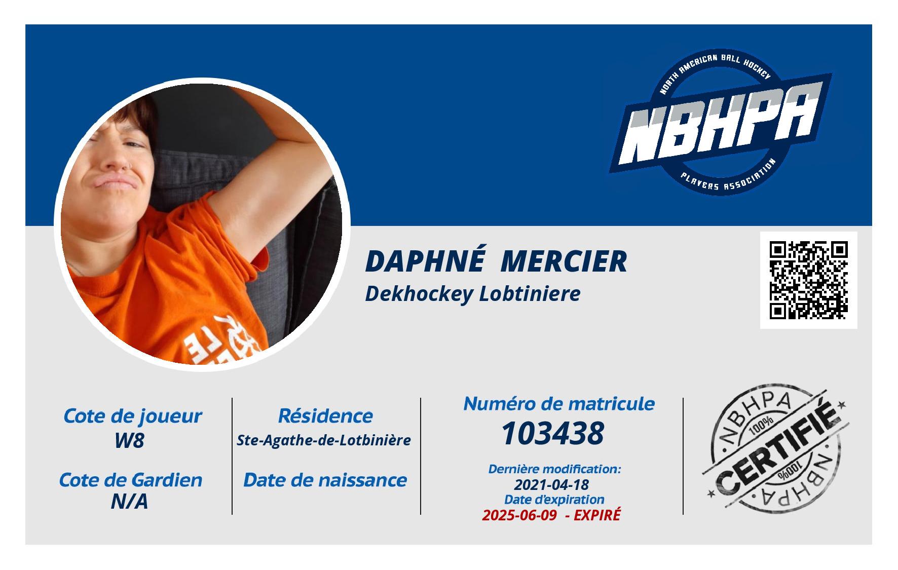Daphné  Mercier 