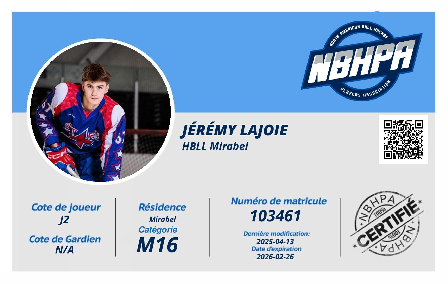 Jérémy Lajoie