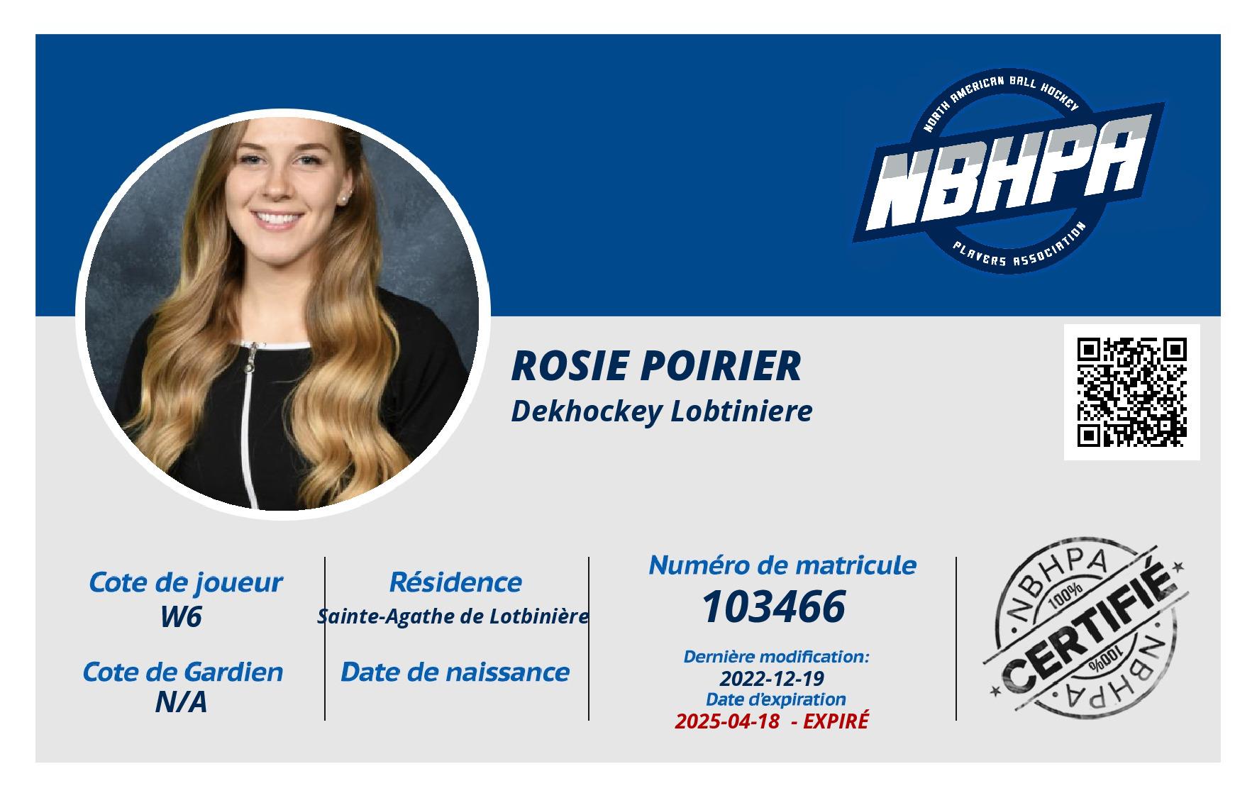 Rosie Poirier