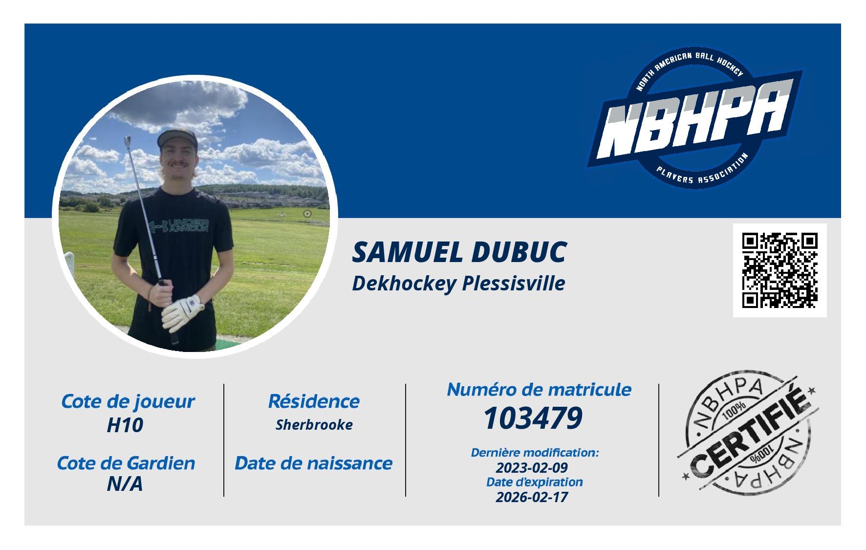 Samuel Dubuc
