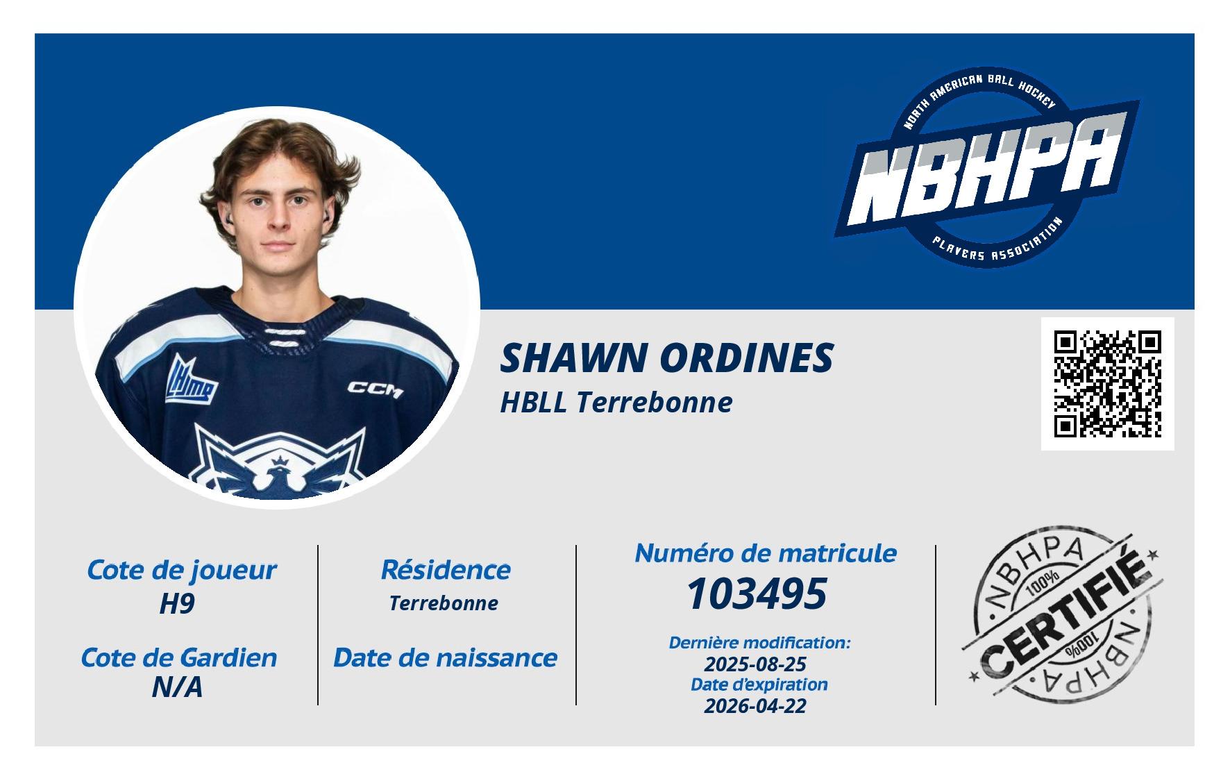 Shawn Ordines