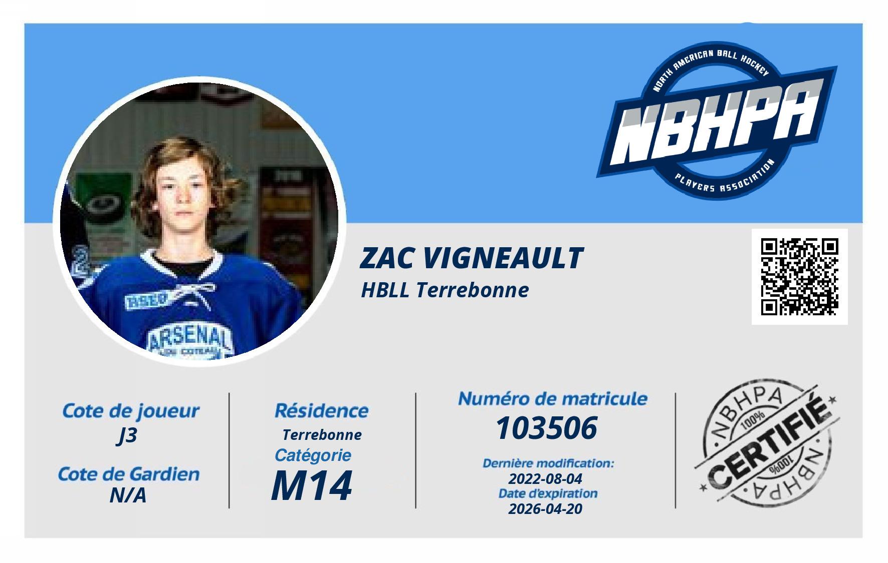 Zac Vigneault