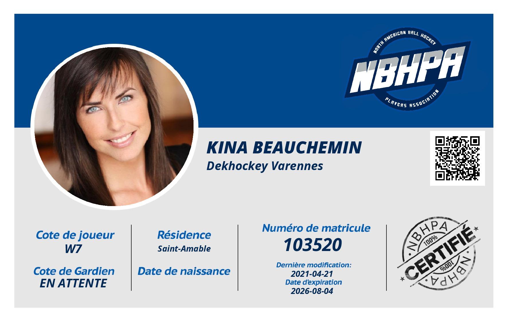 Kina Beauchemin