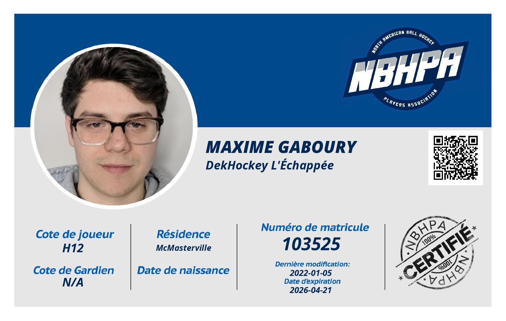 Maxime Gaboury