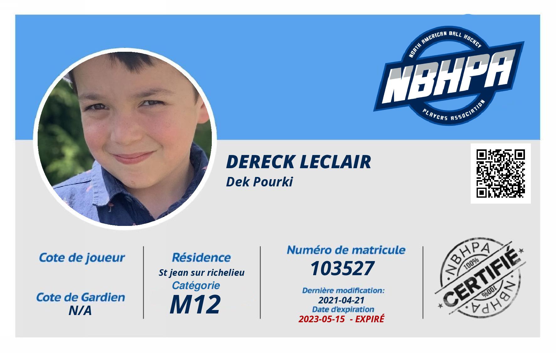 Dereck Leclair