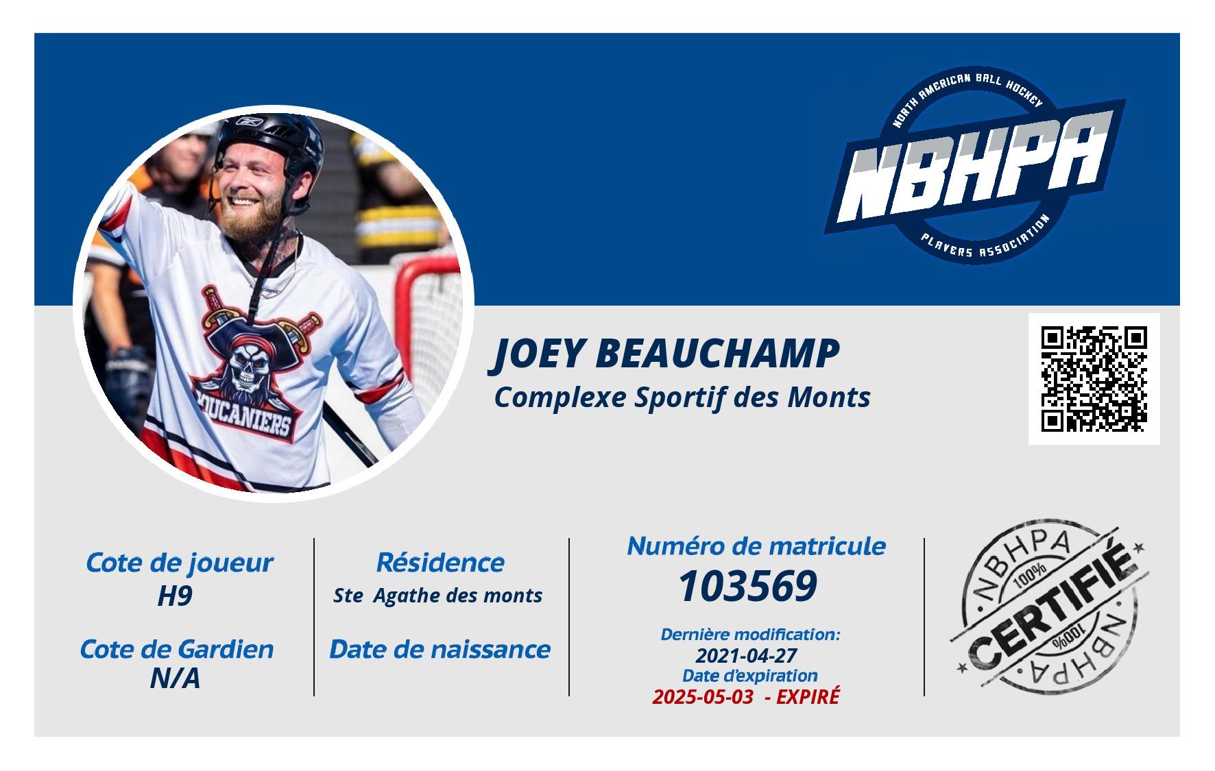 Joey Beauchamp 