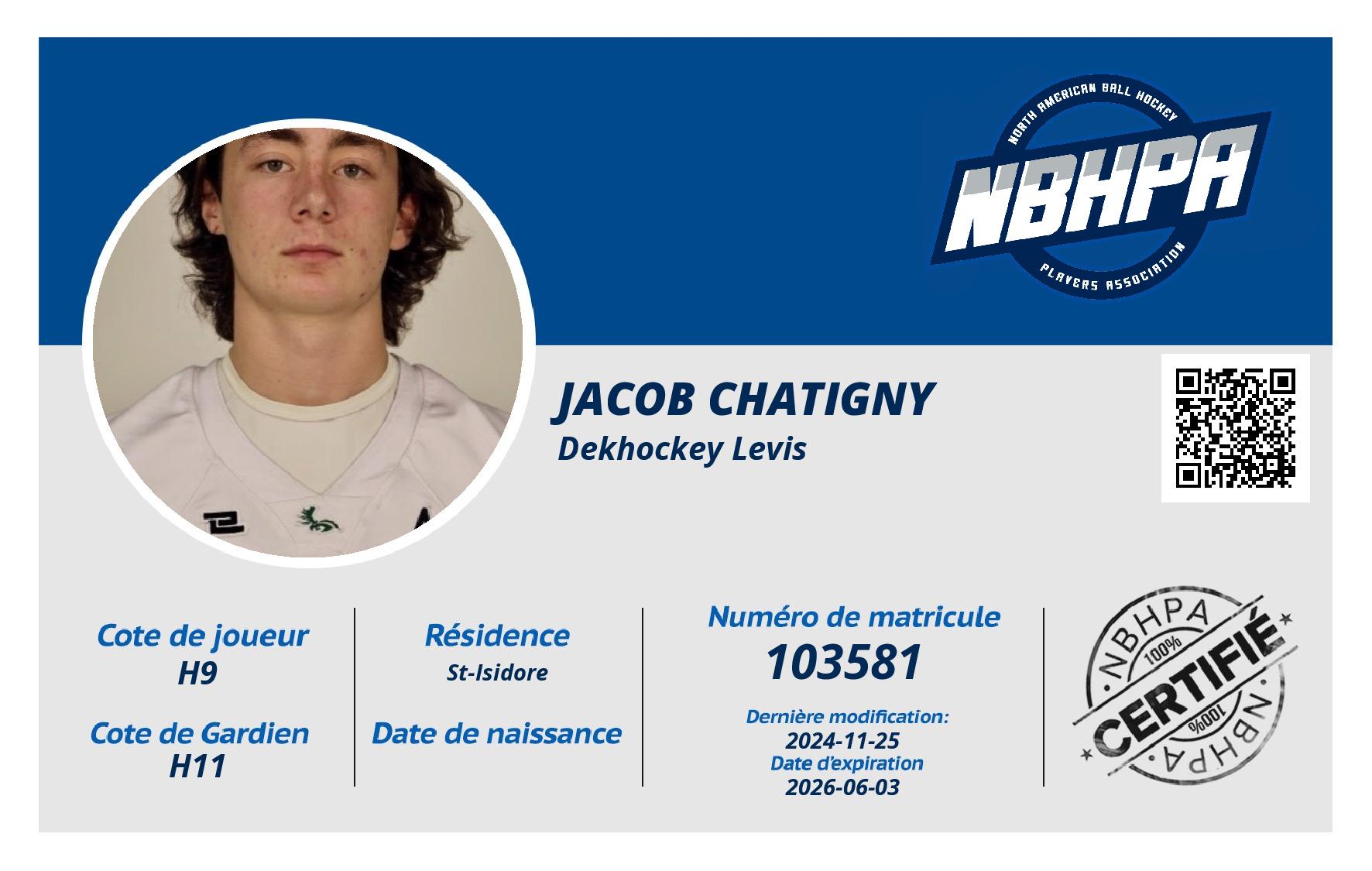Jacob Chatigny