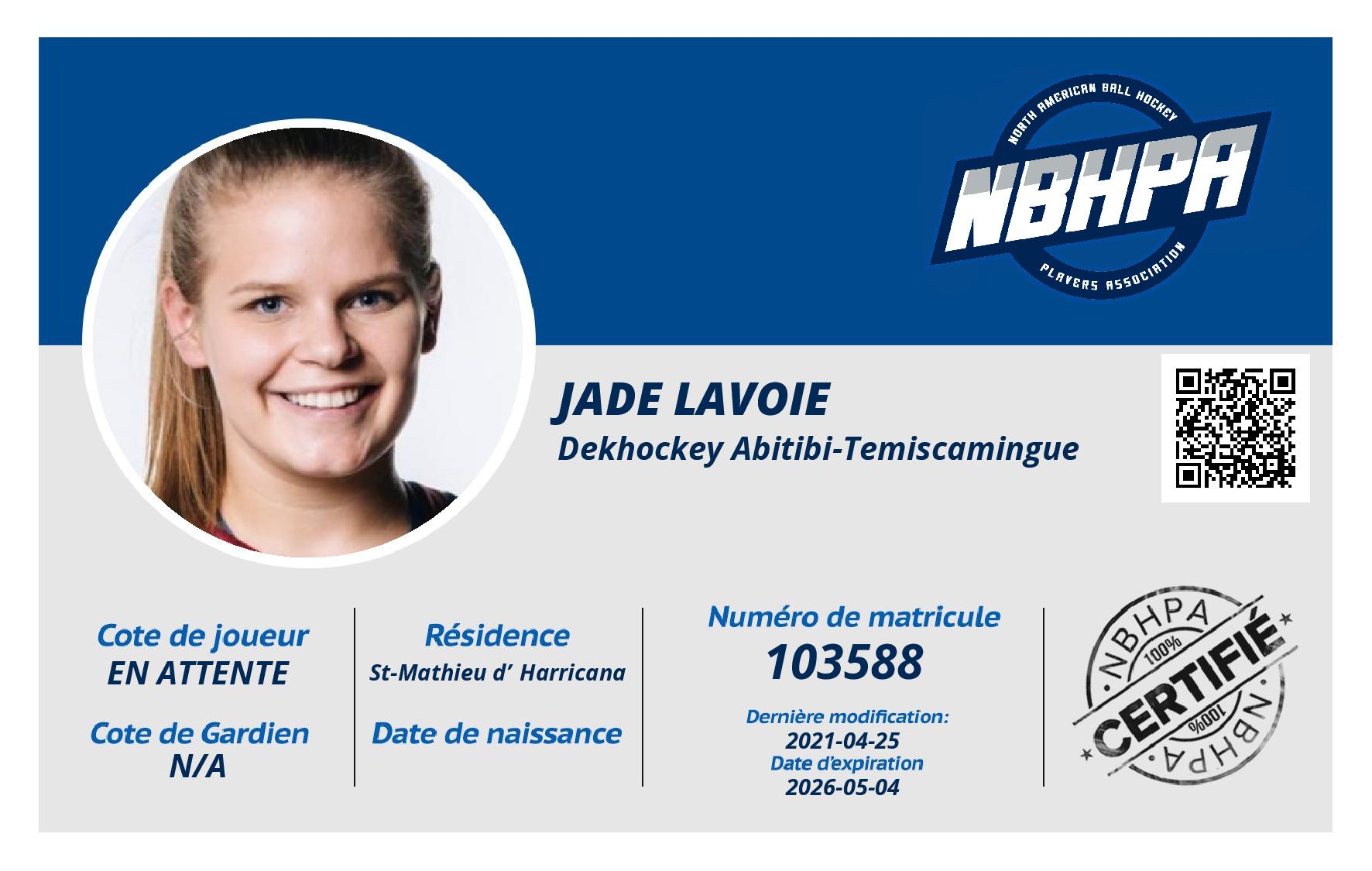 Jade Lavoie