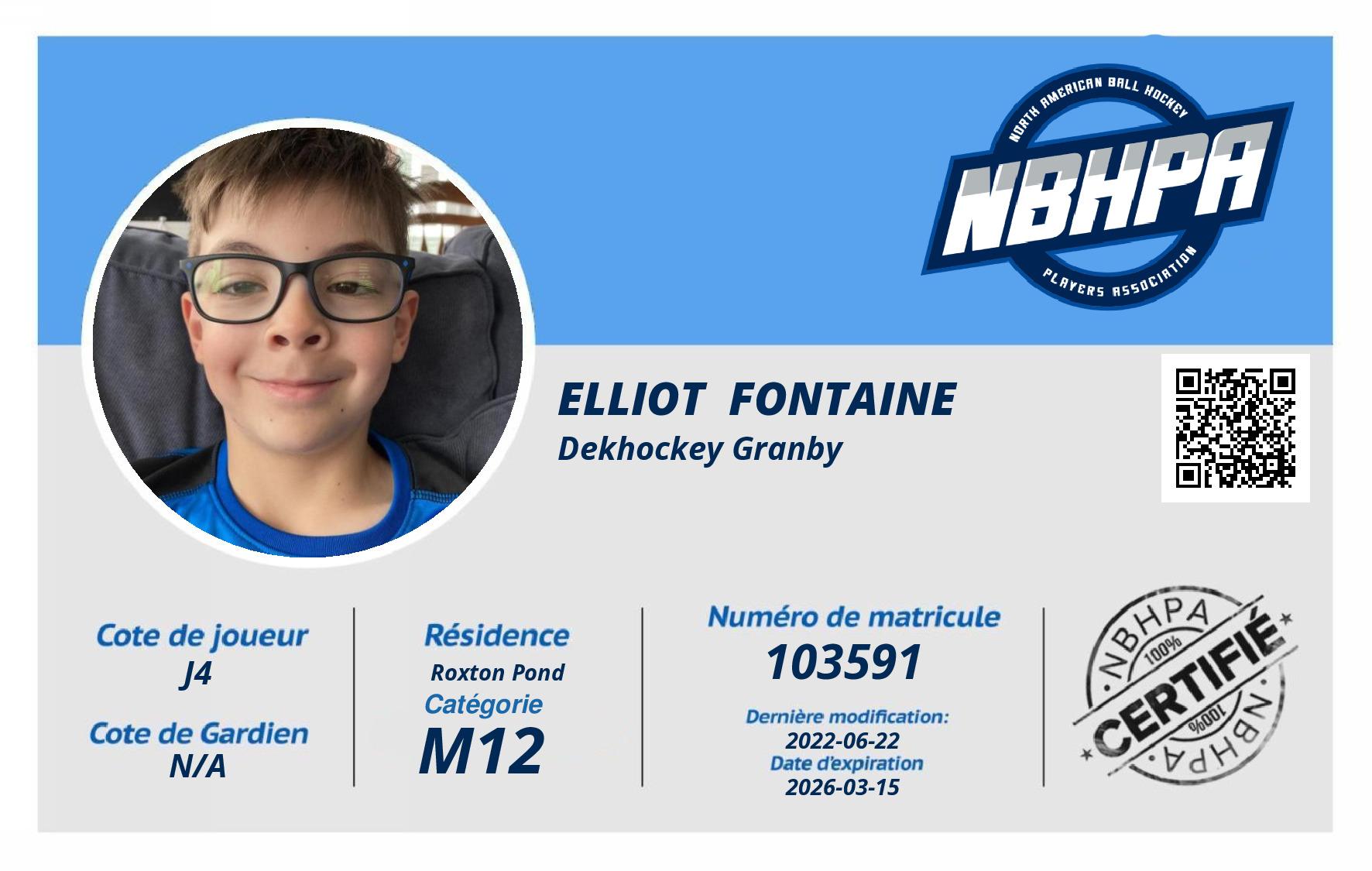 Elliot  Fontaine 